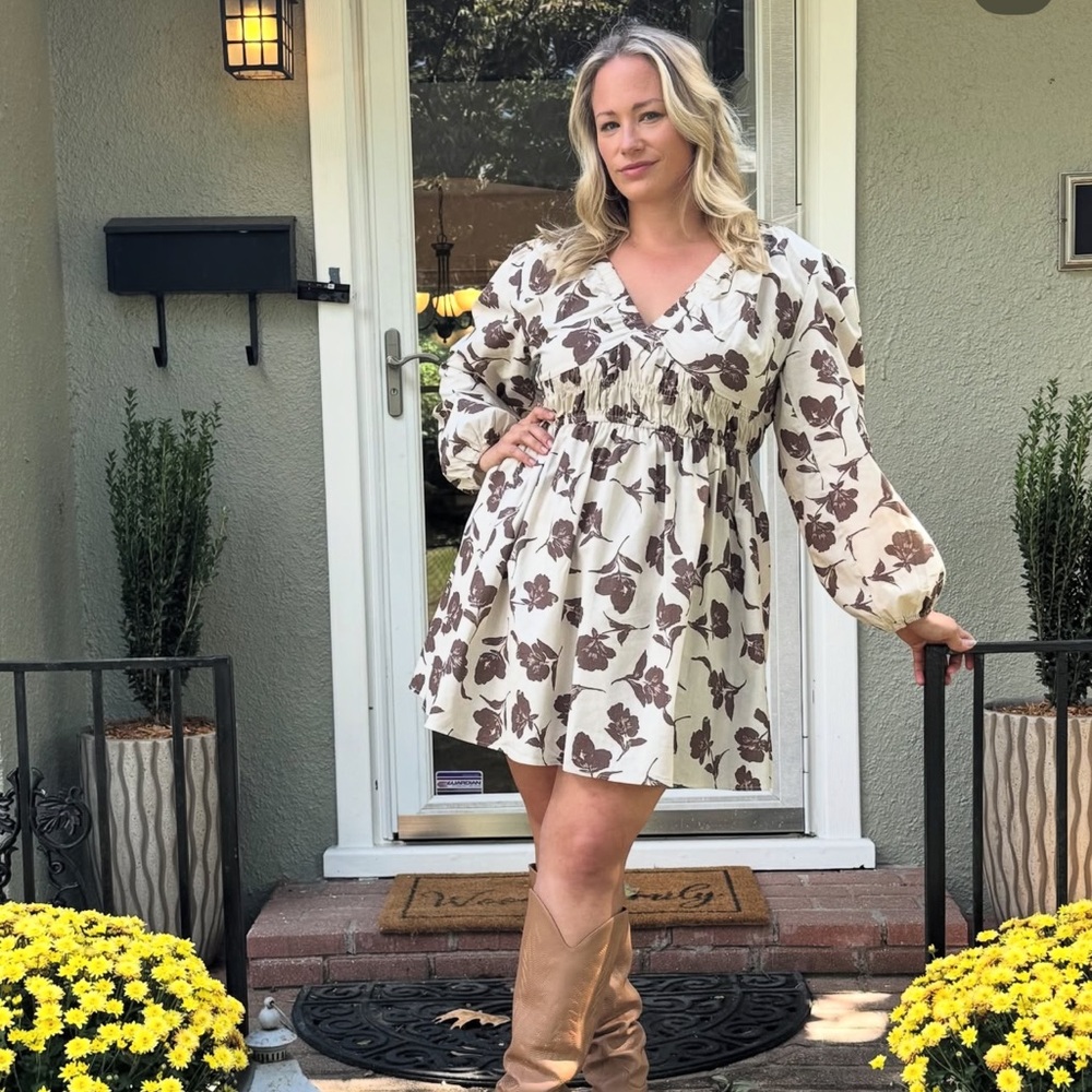 Cambria Long Sleeve Mini Dress